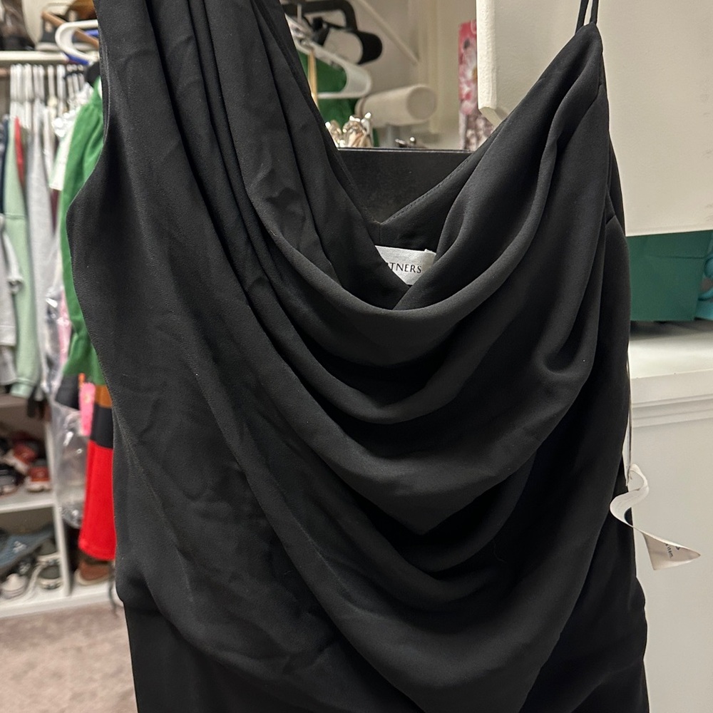 Fame and Partners  black evening dress